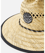 Rip Curl Logo Straw Hat - Boy in NATURAL