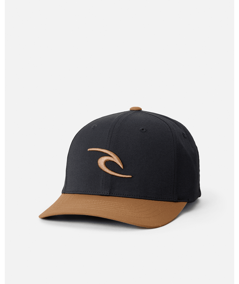 Rip Curl Tepan 2.0 Flexfit Cap in BLACK/TAN