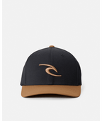Rip Curl Tepan 2.0 Flexfit Cap in BLACK/TAN