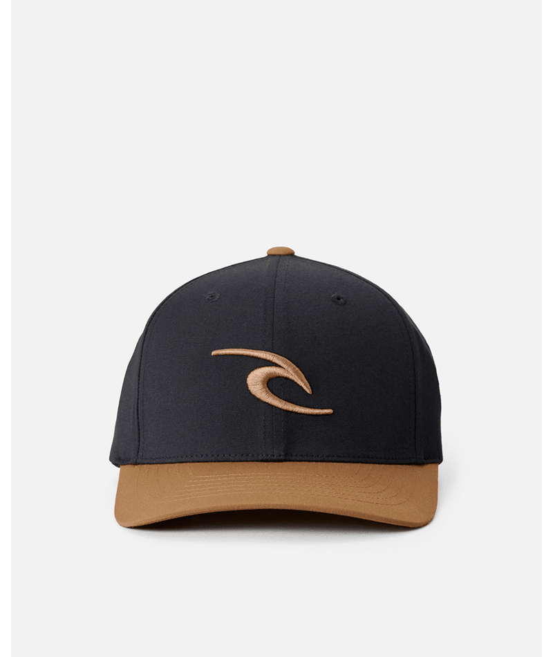Rip Curl Tepan 2.0 Flexfit Cap in BLACK/TAN