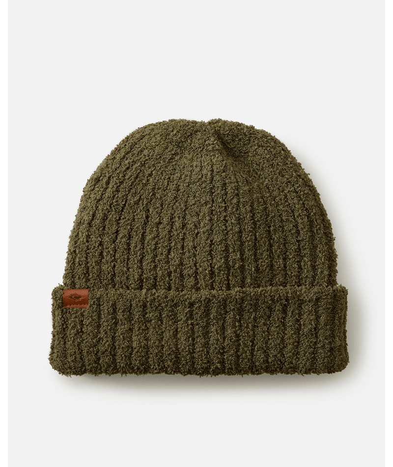 Rip Curl Super Soft Reg Beanie in OLIVE