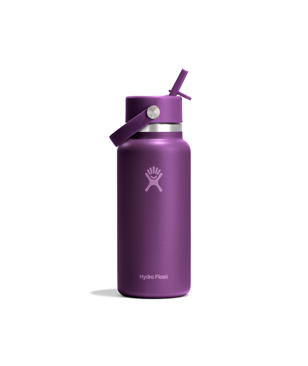 Hydro Flask 32 Oz Wide Flex Straw Cap in Beachplum Purple
