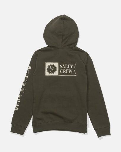 Salty Crew Alpha Color Block Boys Fl in OLIVE STONE