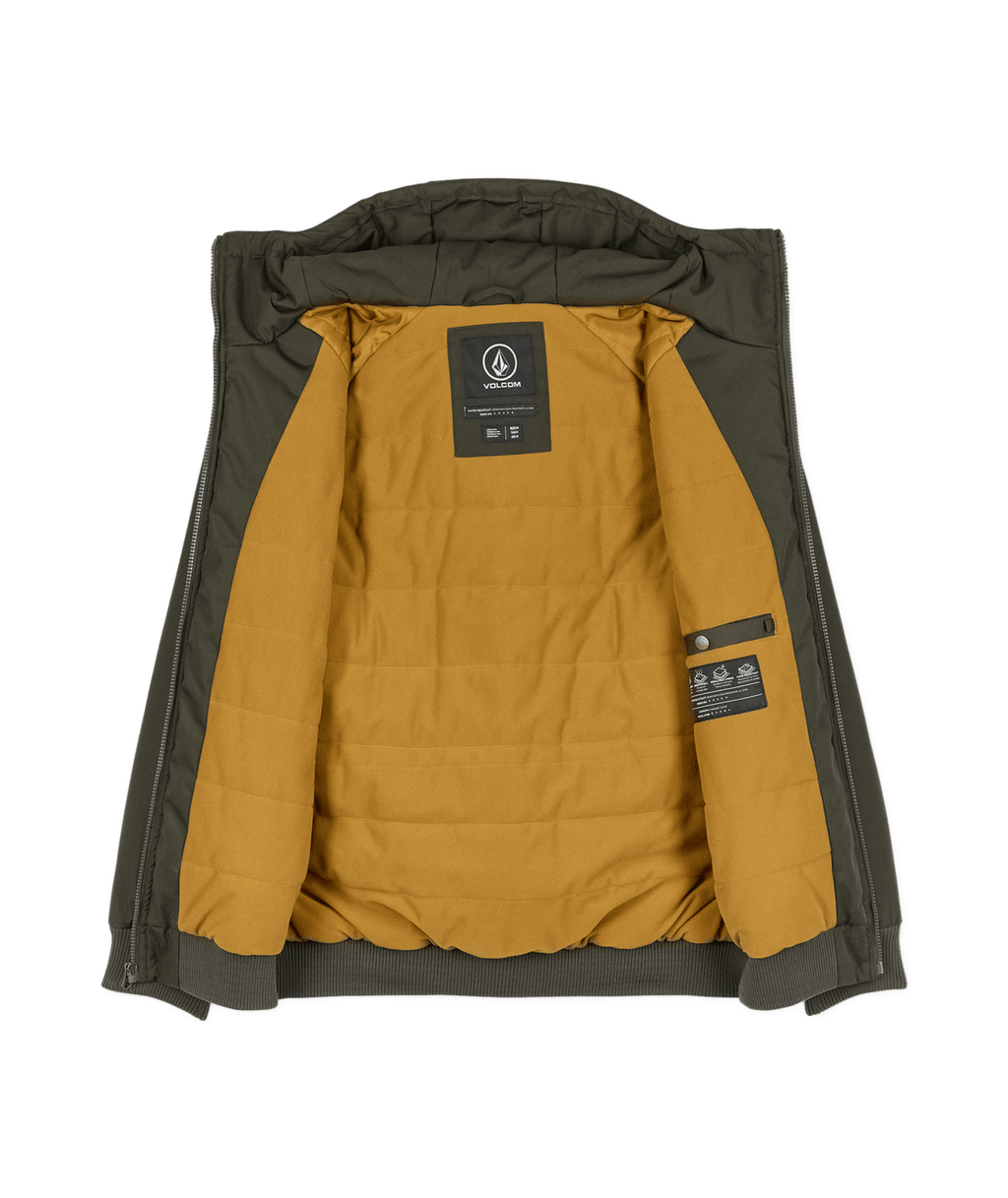Volcom HERNAN 10K JACKET in RINSED BLACK