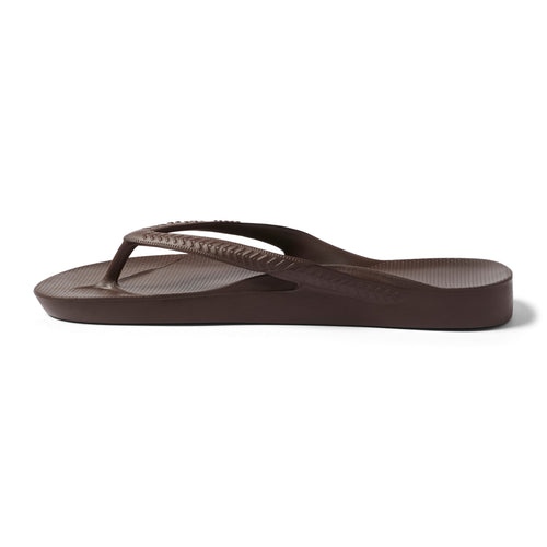 Archies Footwear Arch Support Thongs - Classic - Brown in Single