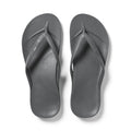 Archies Footwear Arch Support Thongs - Classic - Charcoal in Single