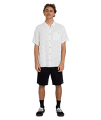 Billabong Sundays Jaquard Ss in OFF WHITE