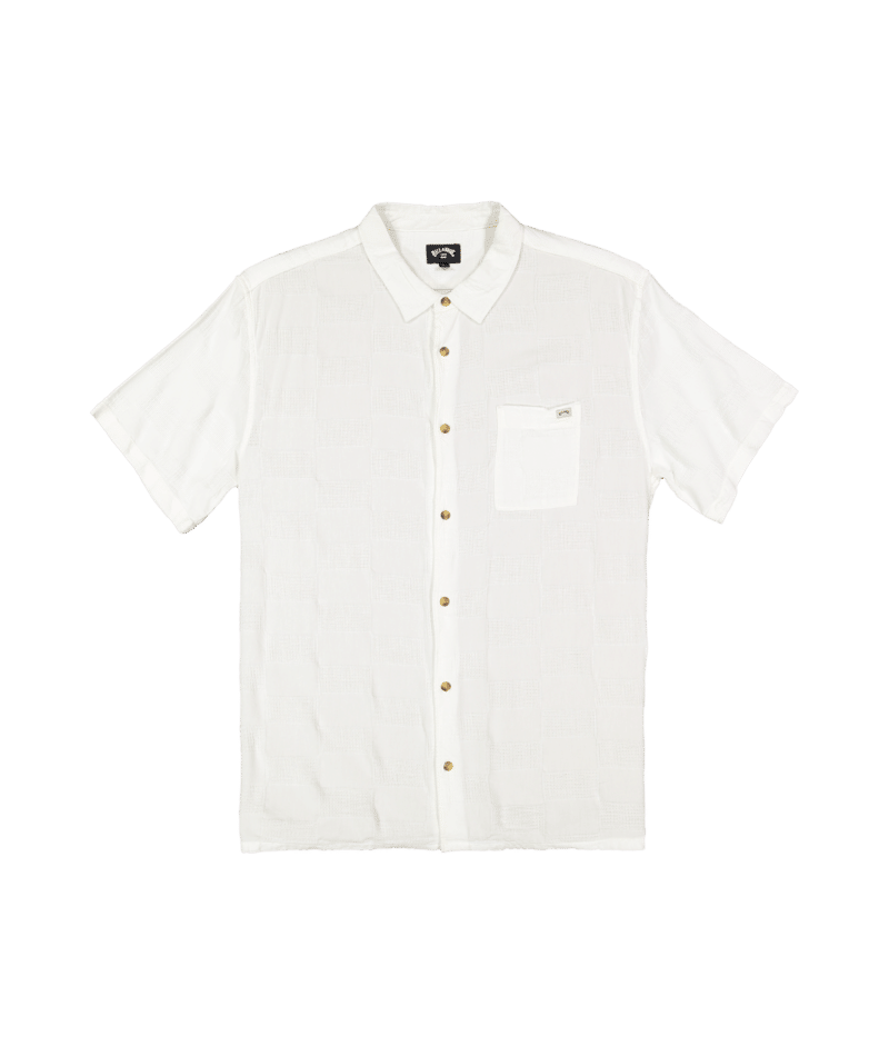 Billabong Sundays Jaquard Ss in OFF WHITE