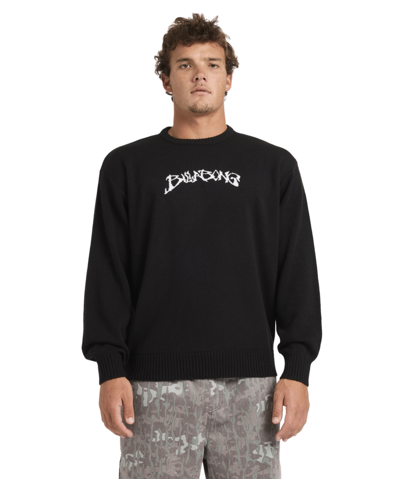Billabong Filthy Knit Sweater in BLACK