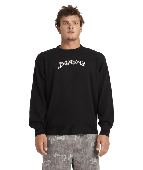 Billabong Filthy Knit Sweater in BLACK