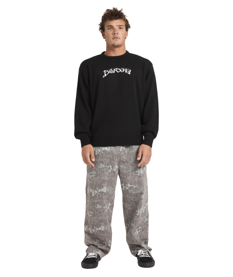 Billabong Filthy Knit Sweater in BLACK