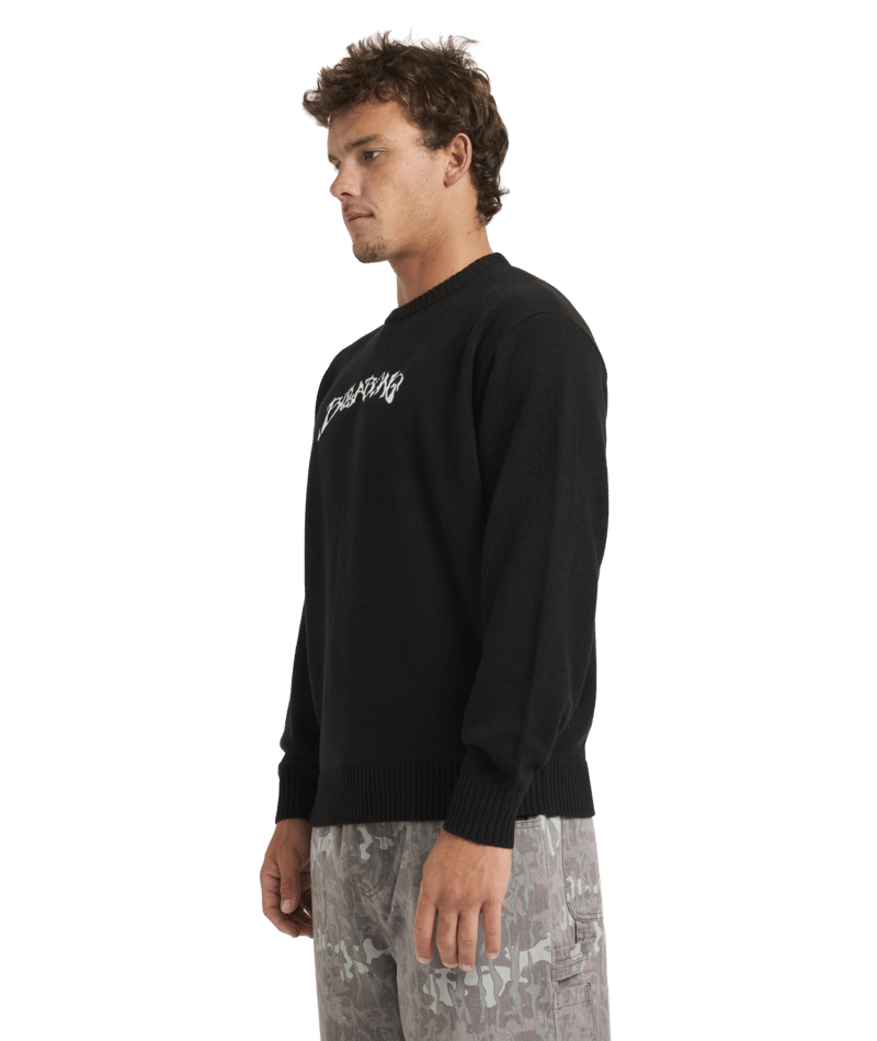 Billabong Filthy Knit Sweater in BLACK