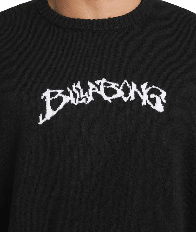 Billabong Filthy Knit Sweater in BLACK