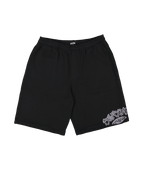 Billabong Bad Dog Fleece Short in BLACK
