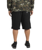 Billabong Bad Dog Fleece Short in BLACK