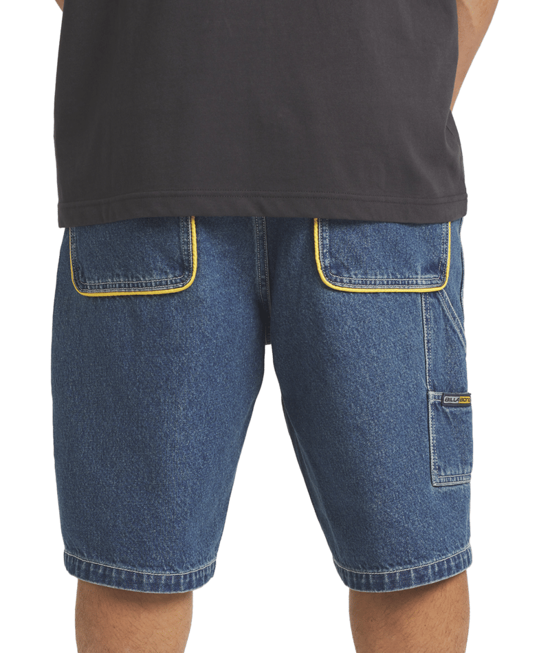 Billabong Spec 73 Bad Dog Denim Short in OCEAN WASH