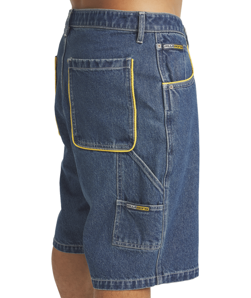 Billabong Spec 73 Bad Dog Denim Short in OCEAN WASH