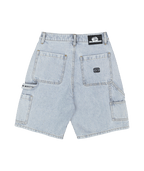 Billabong Boys Bad Dog Denim Short in WASHED INDIGO