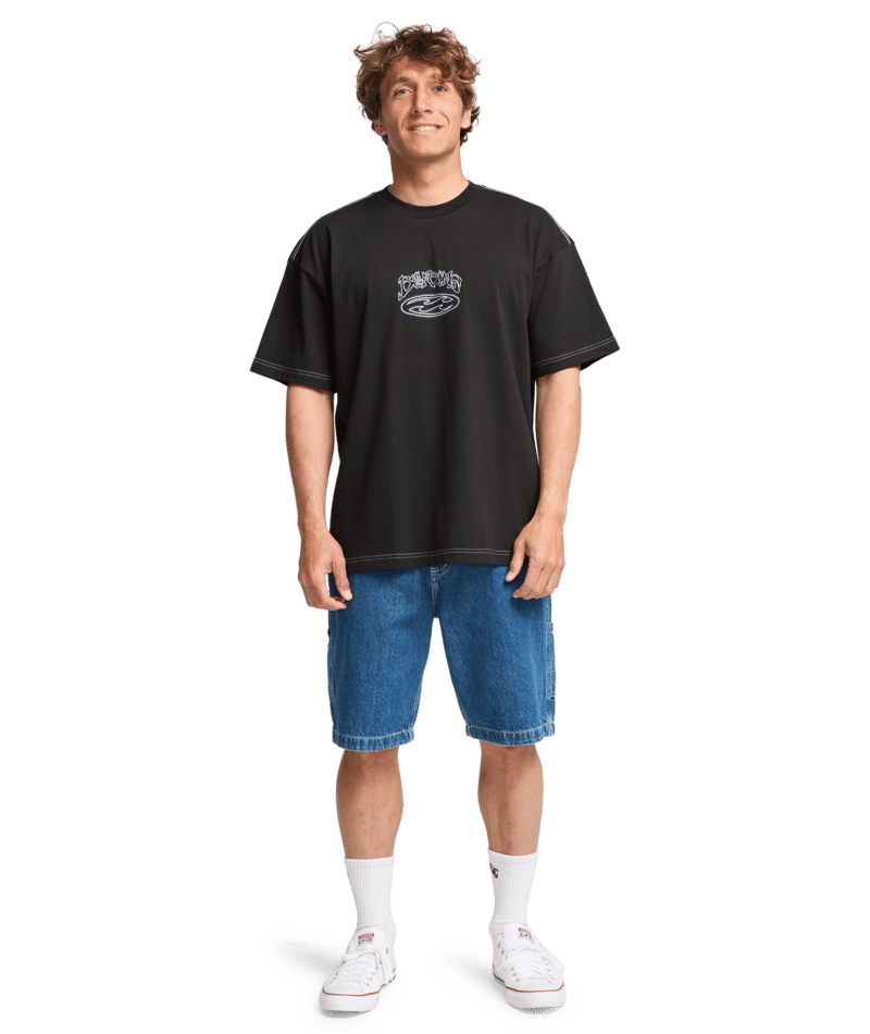 Billabong Bad Dog Og Ss in BLACK VINTAGE