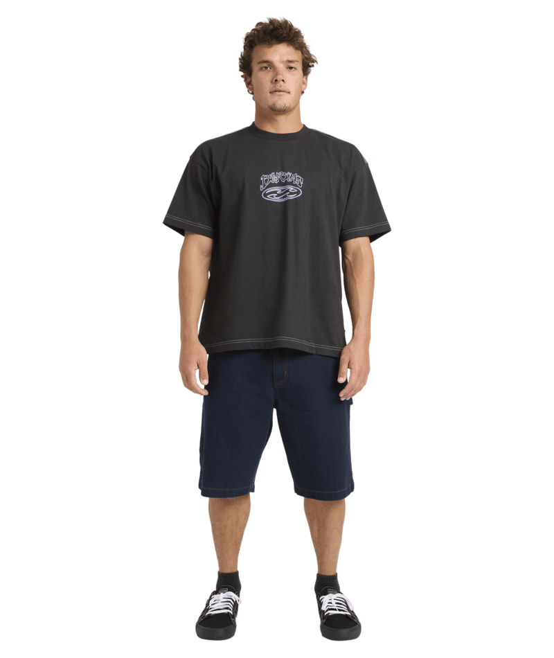 Billabong Bad Dog Og Ss in BLACK VINTAGE