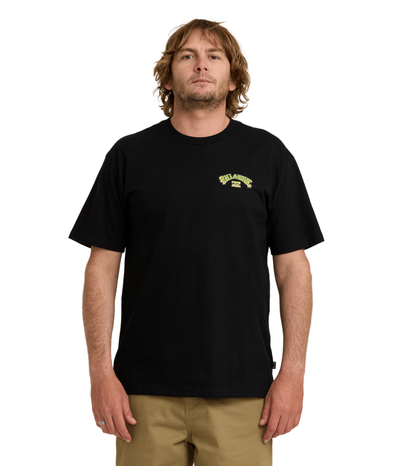 Billabong Wax Arch Regular Ss in BLACK