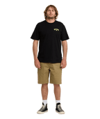 Billabong Wax Arch Regular Ss in BLACK