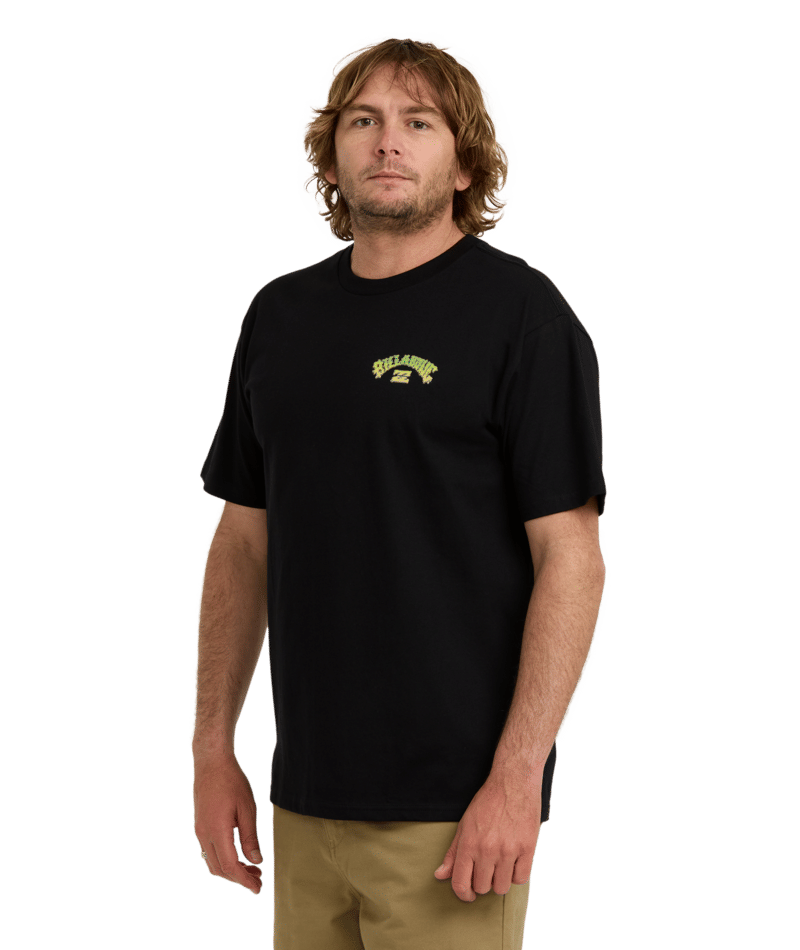 Billabong Wax Arch Regular Ss in BLACK