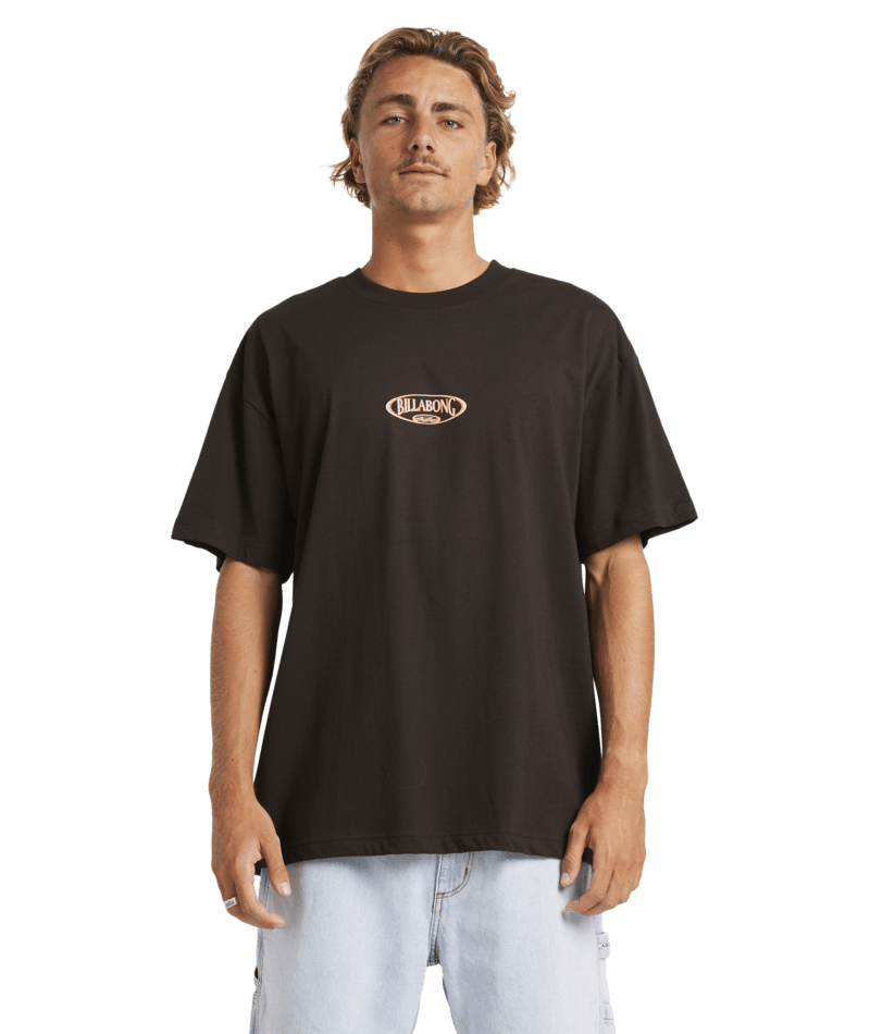 Billabong Bad Dog Og Ss in BLACK RED