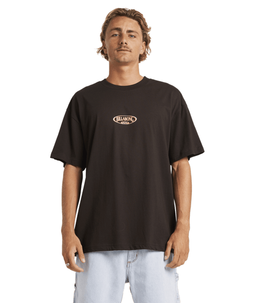 Billabong Bad Dog Og Ss in BLACK RED