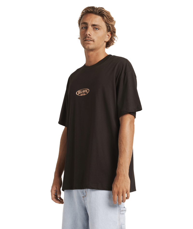 Billabong Bad Dog Og Ss in BLACK RED