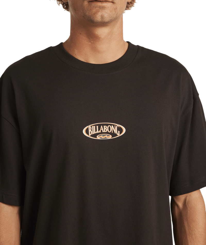 Billabong Bad Dog Og Ss in BLACK RED