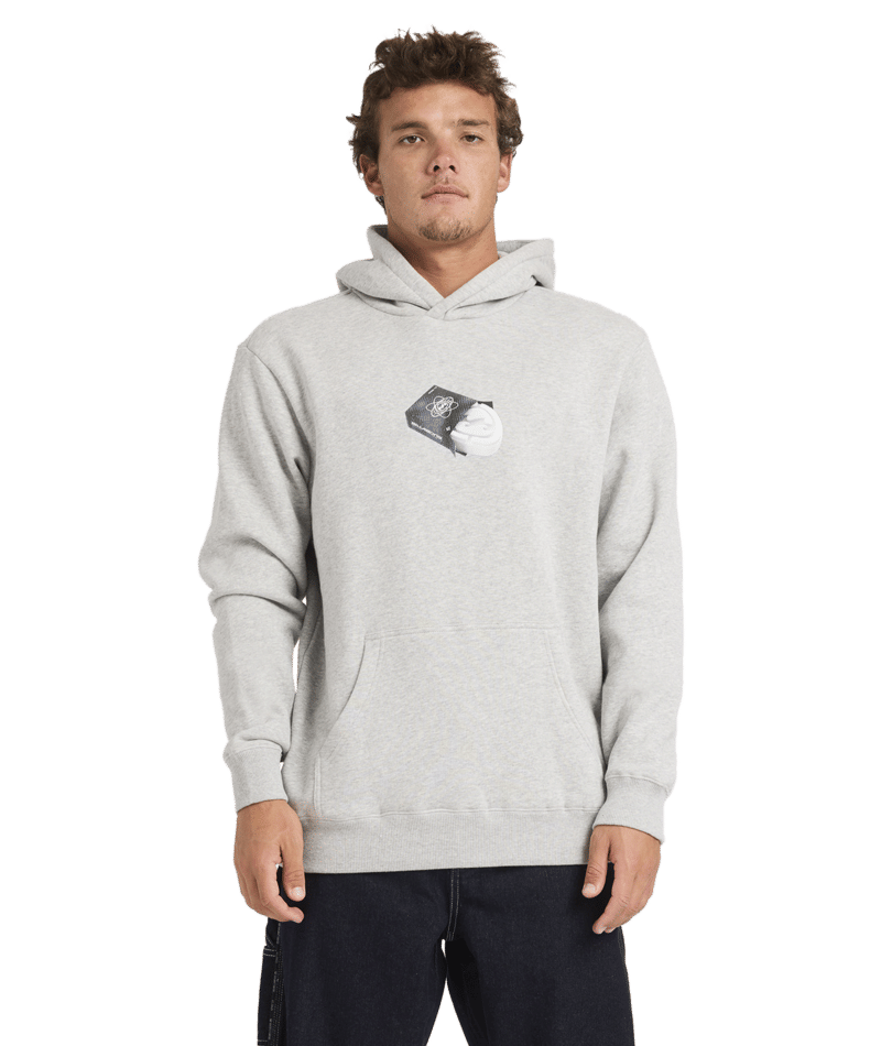 Billabong Spec Wax Hood in LIGHT GREY HEATHER