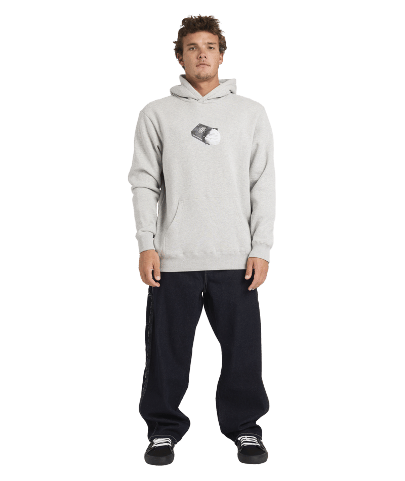 Billabong Spec Wax Hood in LIGHT GREY HEATHER