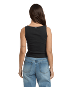 Billabong Rae Knit Tank in BLACK SANDS