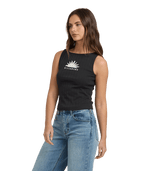 Billabong Rae Knit Tank in BLACK SANDS