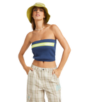Billabong Billa Crush Tube Top in CELESTIAL BLUE