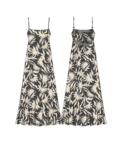 Billabong By My Side Island Heat Drs in BLACK WHITE