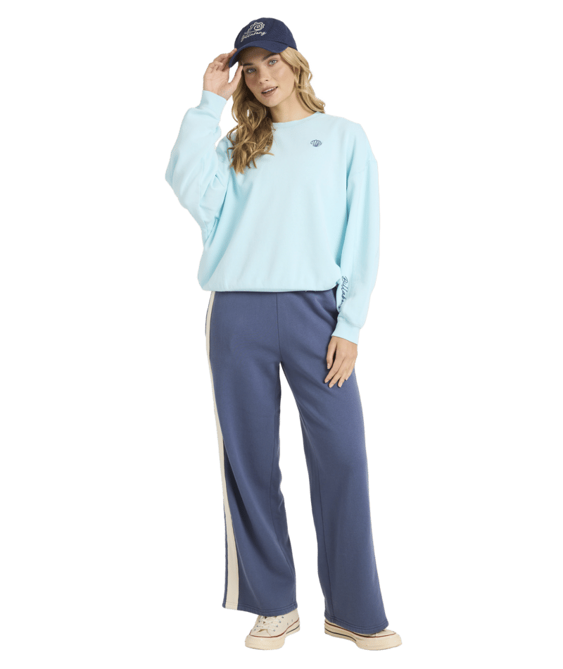 Billabong Sanibel Kendal Crew Flc in POOL BLUE