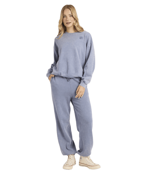 Billabong Saltwashed Kendal Crew Flc in STONE BLUE