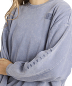 Billabong Saltwashed Kendal Crew Flc in STONE BLUE