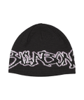 Billabong Bad Dog Skull Beanie in BLACK