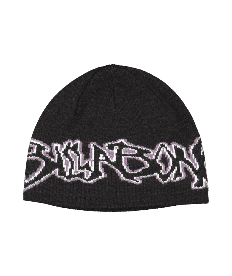 Billabong Bad Dog Skull Beanie in BLACK