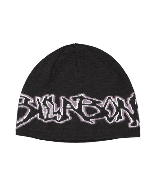 Billabong Bad Dog Skull Beanie in BLACK