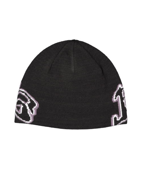 Billabong Bad Dog Skull Beanie in BLACK