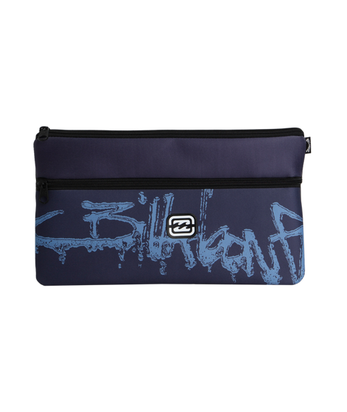 Billabong Jumbo Pencil Case in VINTAGE NAVY