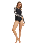Billabong By My Side Pipa Sunshirt in BLACK WHITE