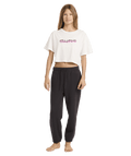 Billabong Paradise Trackpant in OFF BLACK