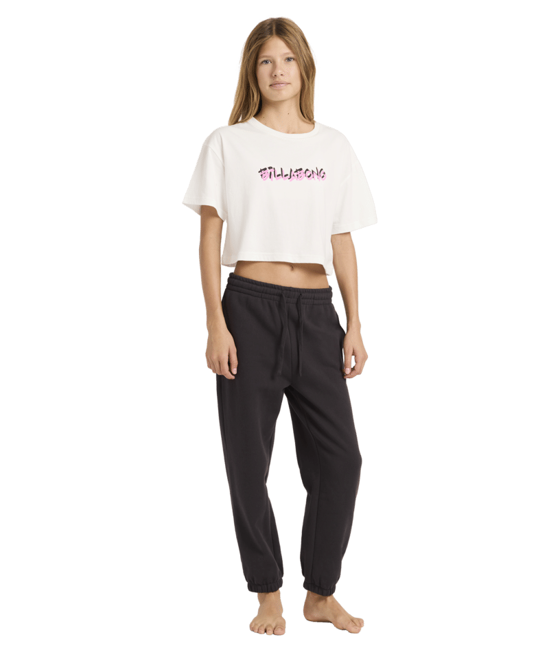 Billabong Paradise Trackpant in OFF BLACK