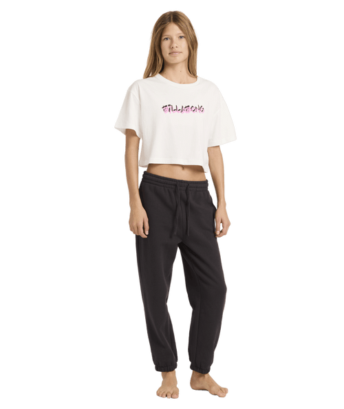 Billabong Paradise Trackpant in OFF BLACK