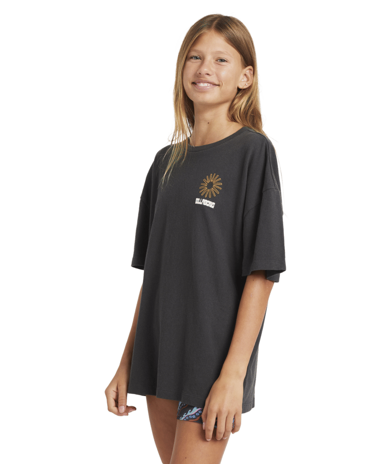 Billabong Sunshine Chaser Tee in OFF BLACK